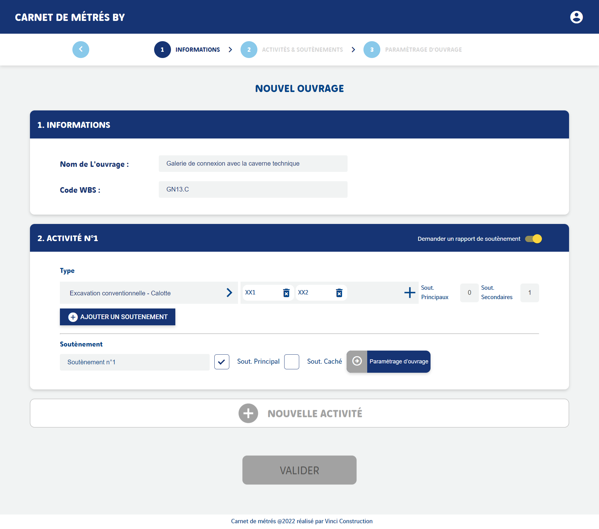 Carnet Mètres screenshot