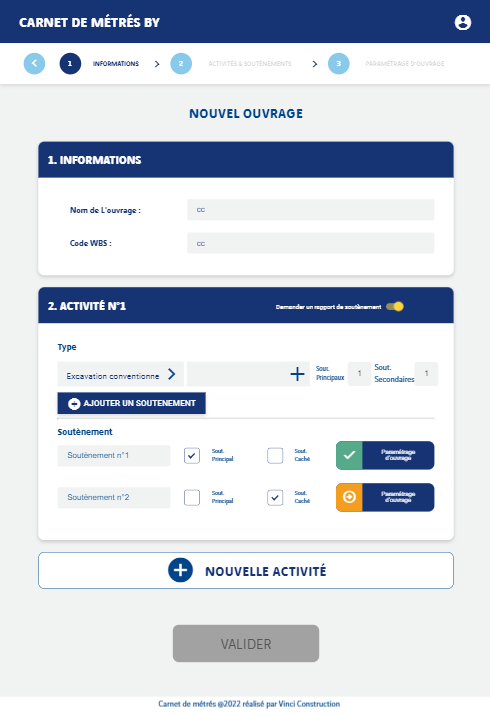 Carnet Mètres screenshot