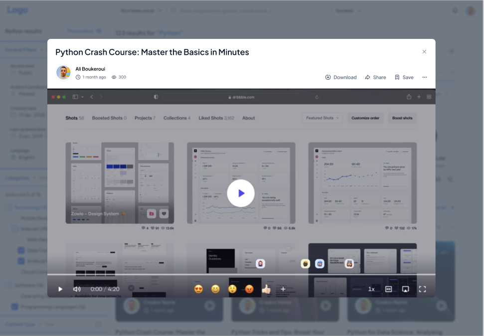 Knowledge Management screenshot