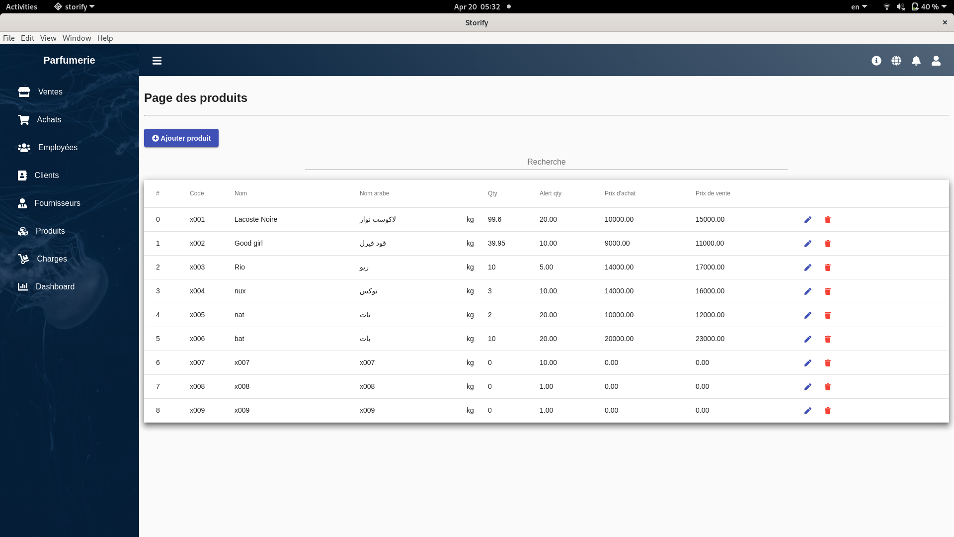 Storrify screenshot