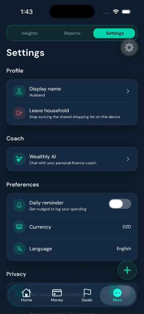 Wealthly screenshot